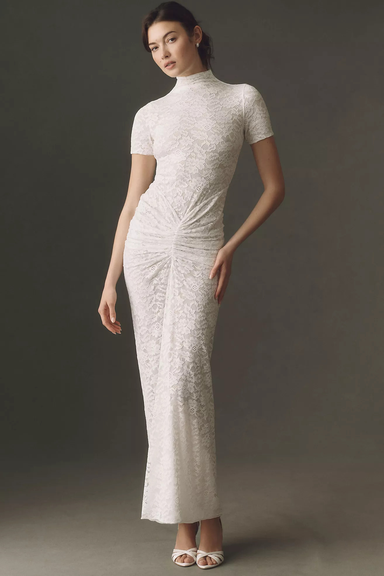 Ronny Kobo Ruched Bodycon Maxi Dress | Anthropologie (US)