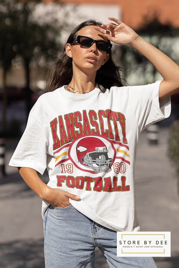 Vintage Kansas City T-shirt Kansas City Fan Crewneck Tshirt - Etsy | Etsy (US)