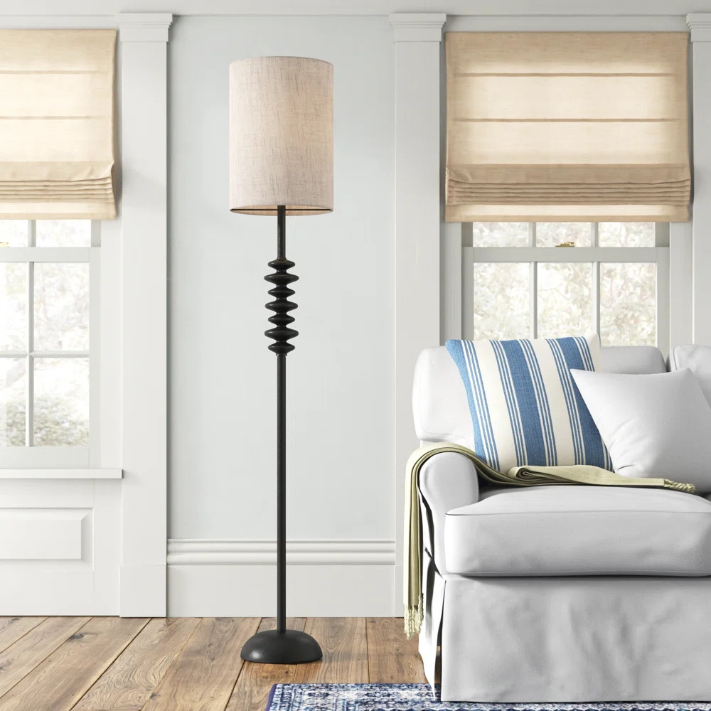Birch Lane™ Jamie 68'' Matte Black Traditional Floor Lamp & Reviews | Wayfair | Wayfair North America