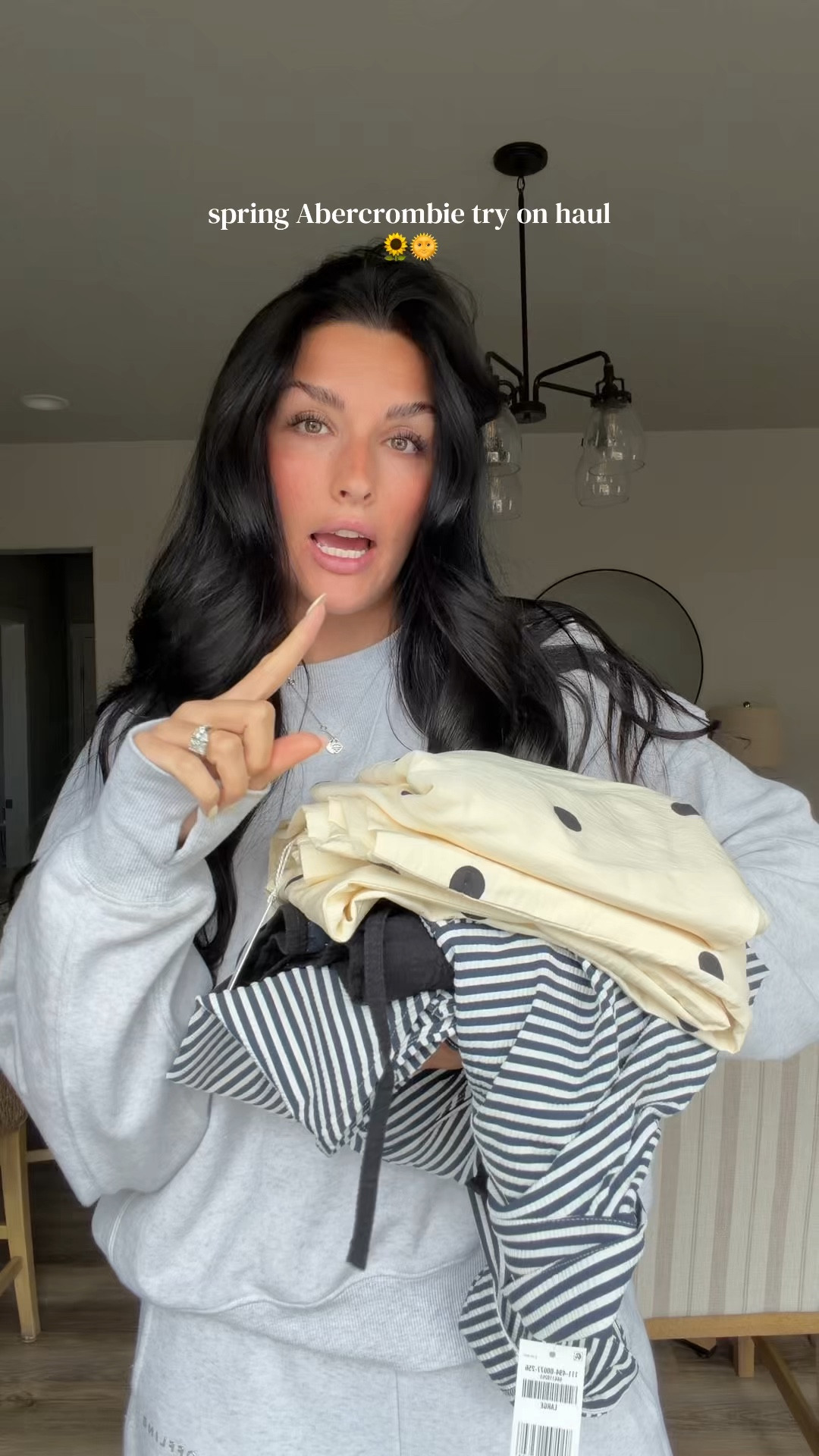 Spring Abercrombie haul! 🌞 the striped shirt is currently sold out, but will hopefully restock soon 🤞🏼 @abercrombie 

#LTKTall #LTKgrwm #LTKootd