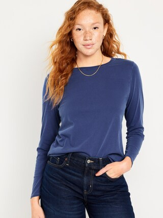 EveryWear Long-Sleeve T-Shirt for Women | Old Navy (US)