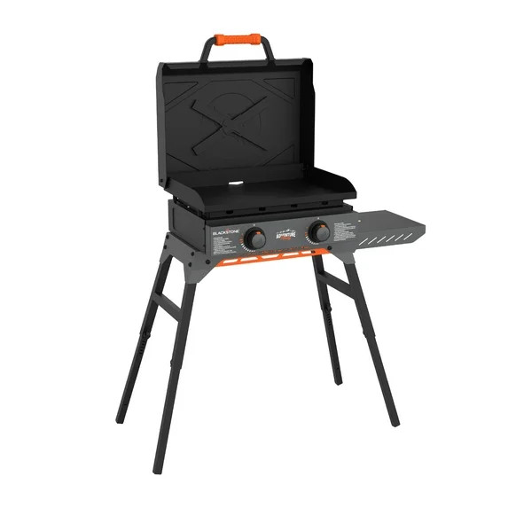 Blackstone Adventure Ready Outdoor Griddle, 2-Burner 22" Propane Flat Top Grill with Hood and Sta... | Walmart (US)