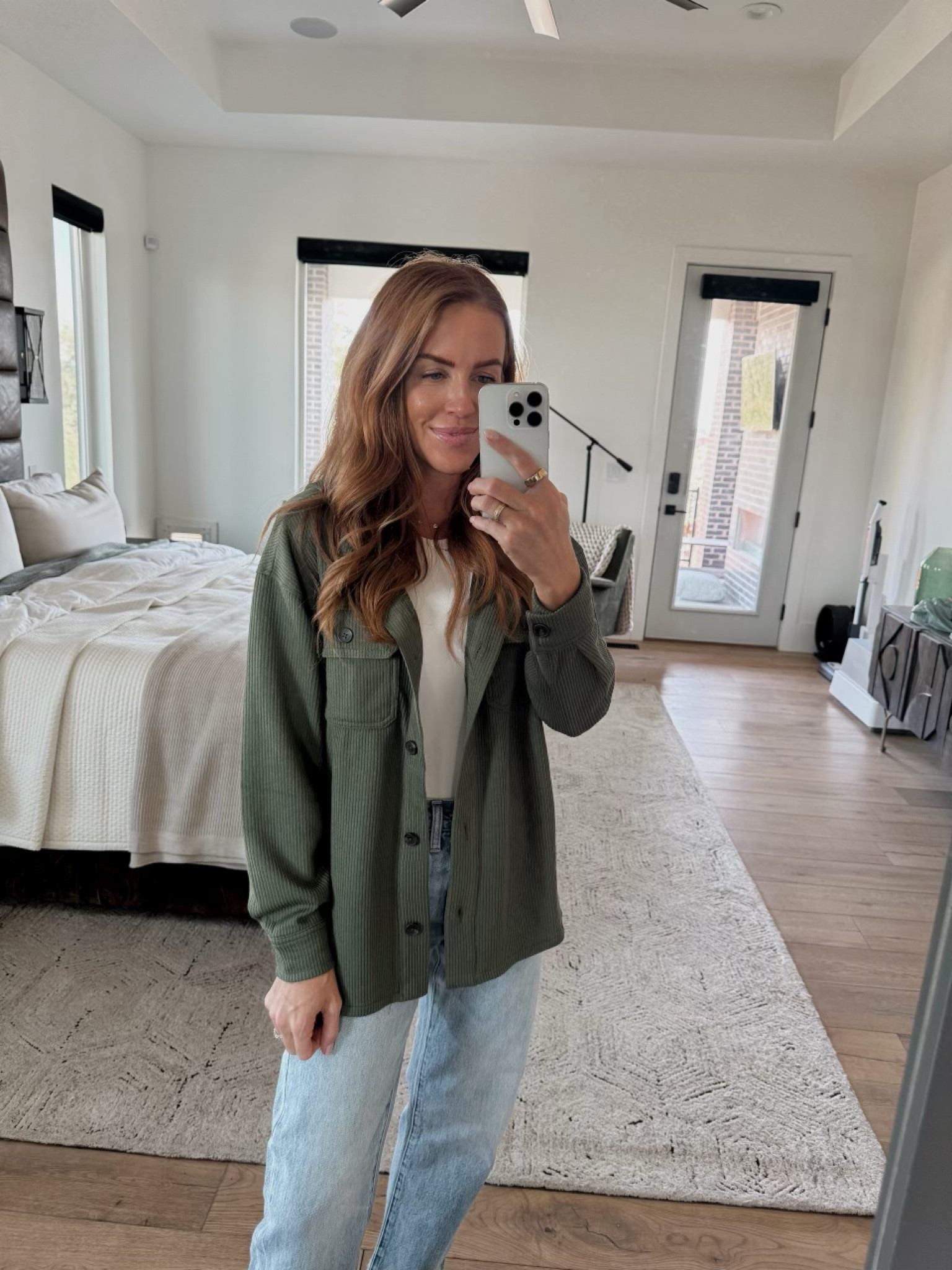 Too early to start shopping for fall? Neverrrr! I’m in the small in this shacket. @walmartfashion #walmartpartner #walmartfashion