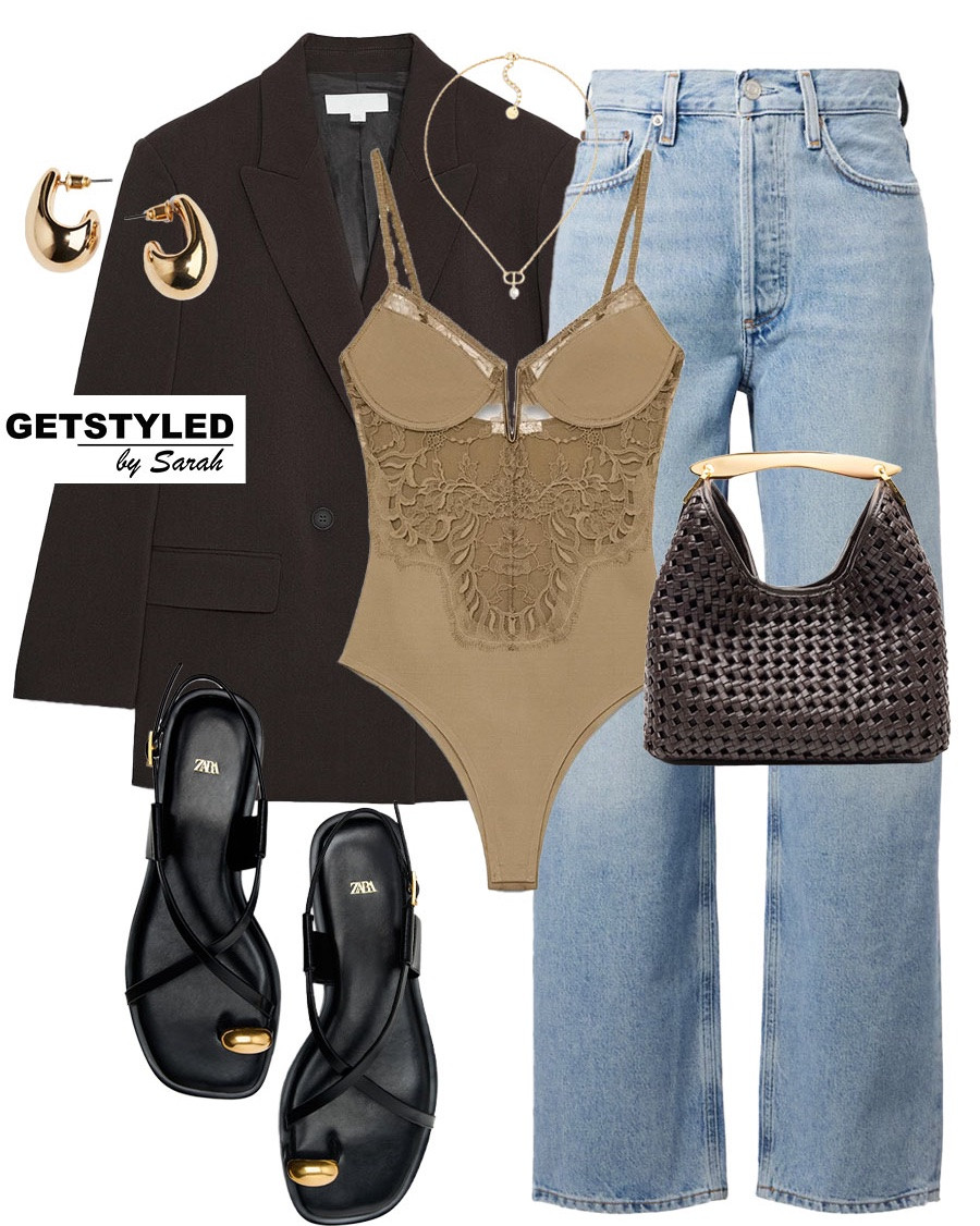 Spring lace bodysuits 🫶🏼

#body #lace #jeans #blazer #denim #sandals

#LTKspring #LTKsummer #LTKstyletip