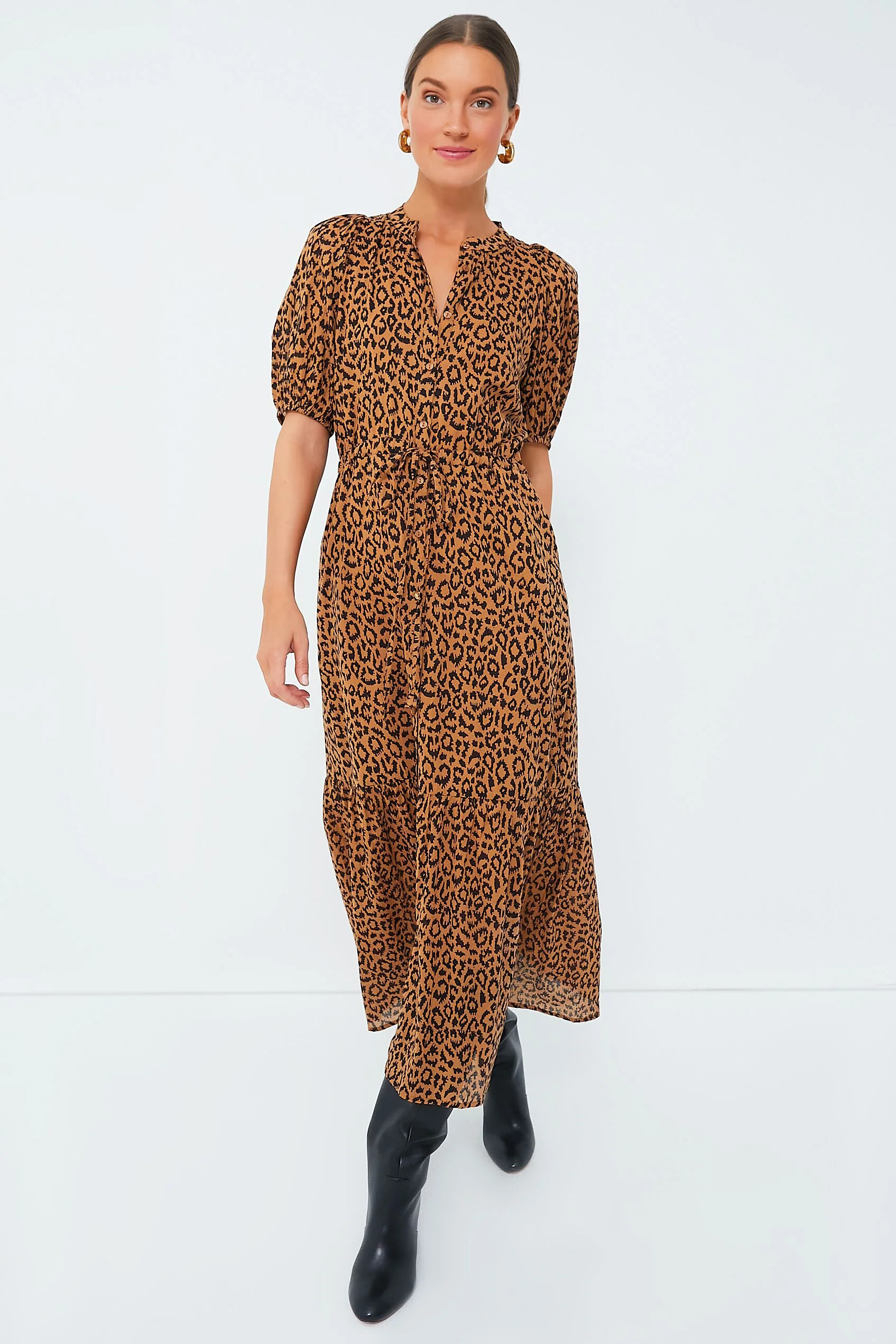 Vintage Leopard Organic Lucy Dress | Tuckernuck (US)