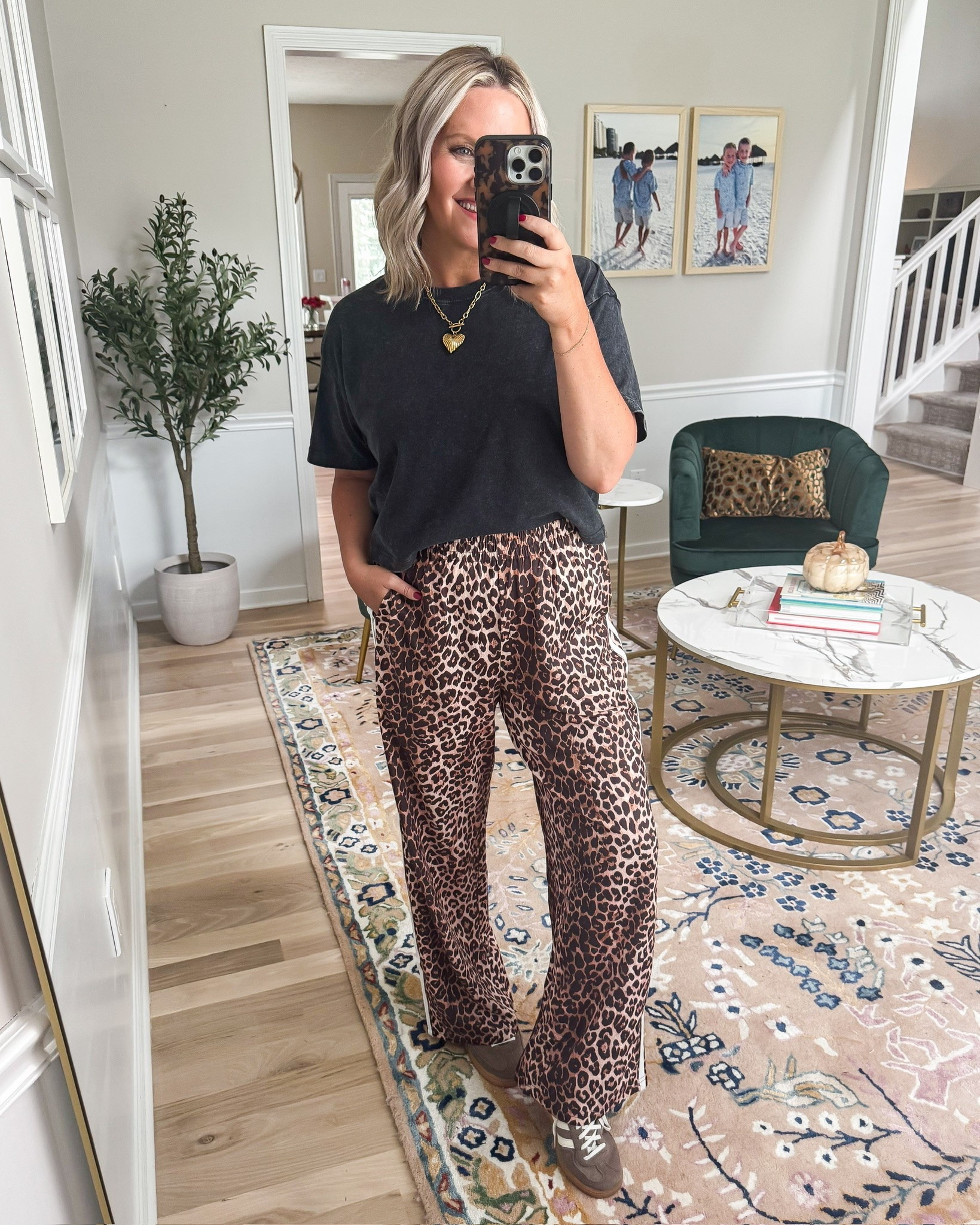 Leopard pants are such a fun way to add a little personality to your fall wardrobe 🤎 I love letting the print stand out with simple tops, cozy sweaters, or a denim jacket. They’re the perfect statement piece while still being easy to wear.

leopard pants, animal print pants, fall outfit, statement pants, casual fall style, leopard outfit, fall fashion, everyday outfit, printed pants, women’s fall fashion, lovelylifestyling

#LTKootd #LTKSeasonal #LTKOver40