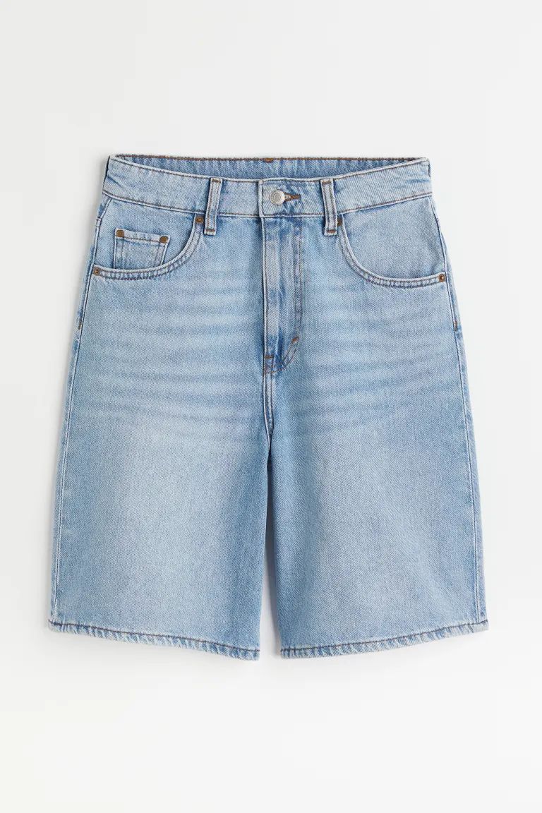 Wide Bermuda High Waist Shorts | H&M (US)