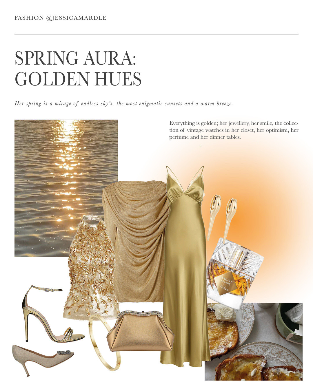 Everything is golden; her jewellery, her smile, the collection of vintage watches in her closet, her optimism, her perfume and her dinner tables.

#LTKluxury #LTKwinter #LTKuk