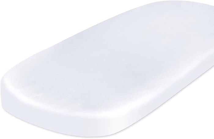 Satin Bassinet Sheet Soft Silk Bassinet Sheets for Baby Hair, Fit for Oval Rectangle and Hourglas... | Amazon (US)
