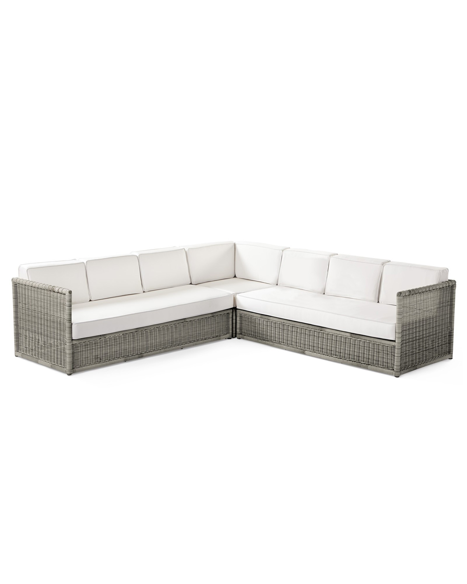 Pacifica Corner Sectional - Harbor Grey | Serena and Lily