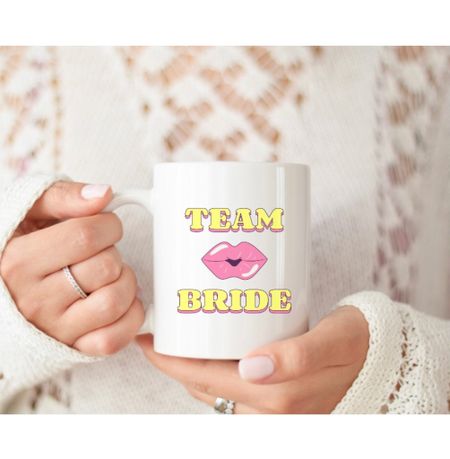 If you’re getting married then check out this team bride mug from Etsy that’s a great idea for a gift.

Etsy, wedding, team bride, bridesmaid, bridal party, wedding gift

#LTKunder50 #LTKwedding #LTKsalealert