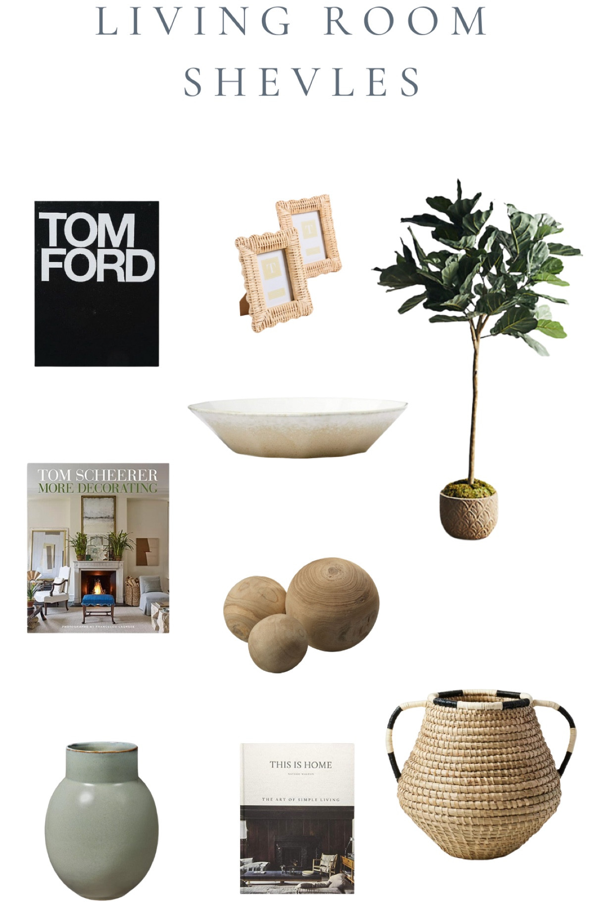 My living room shelves update 