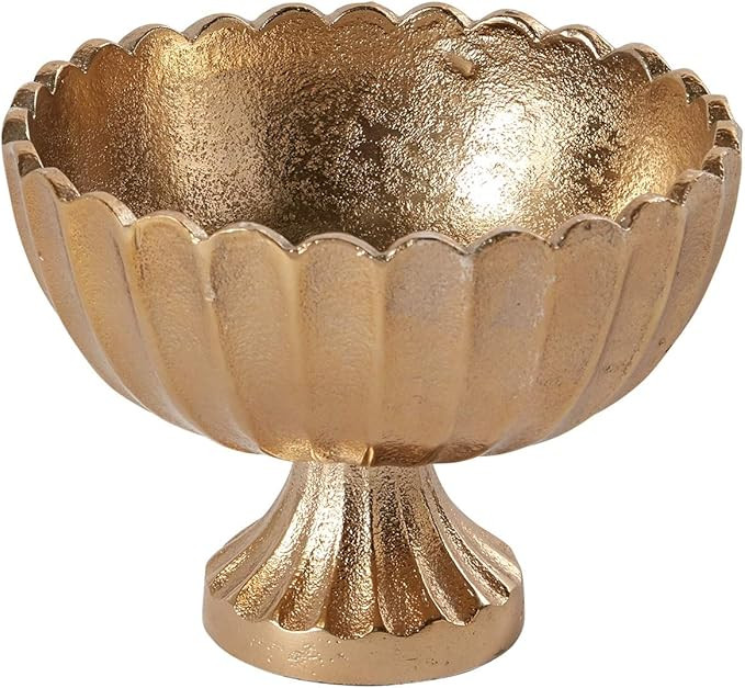 Accent Decor Scallop Compote for Plant and Flowers | Modern Bowl Decor for Home or Office l Indoo... | Amazon (US)