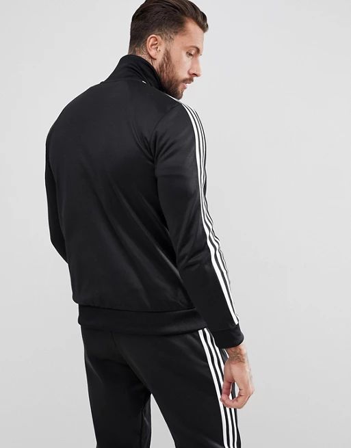 adidas Originals Beckenbauer Track Jacket in black | ASOS (Global)