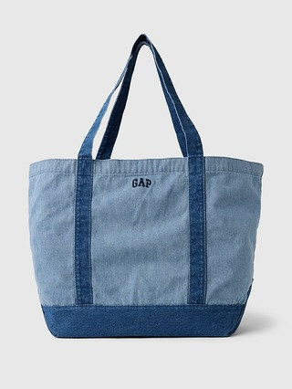 Gap Logo Denim Strap Tote Bag | Gap (US)