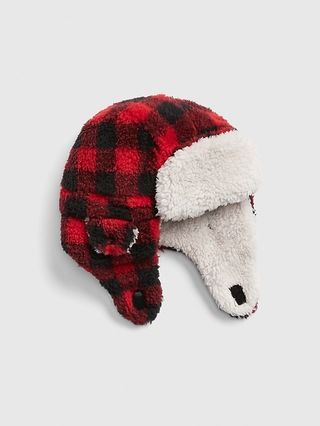 Toddler Buffalo Plaid Trapper Hat | Gap (US)