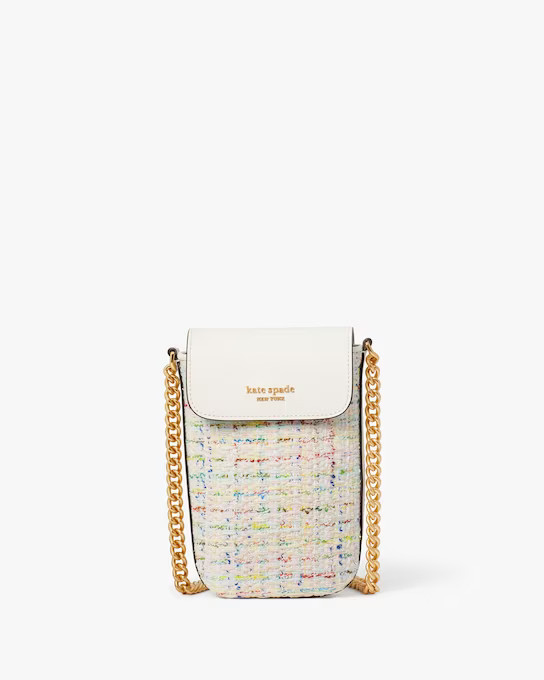 Steffie Tweed North South Phone Crossbody | Kate Spade (US)