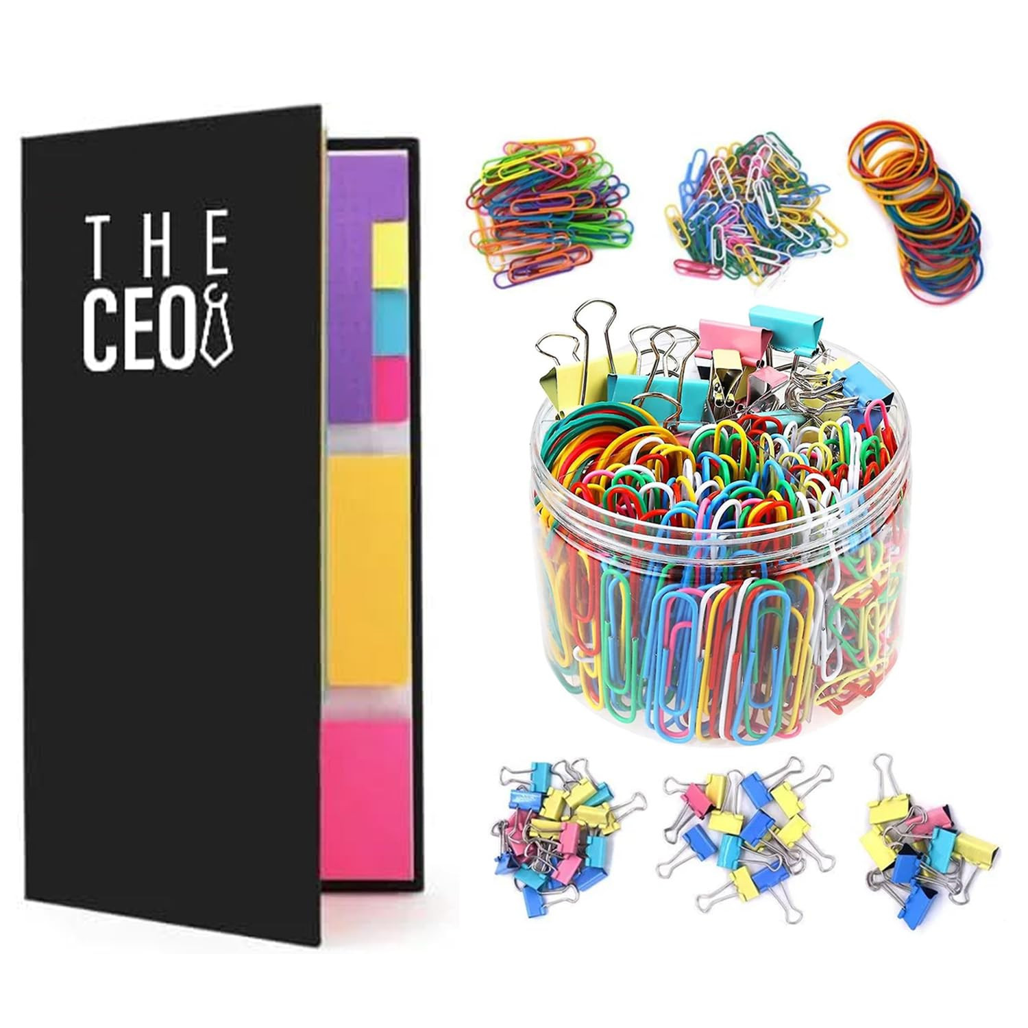 Sticky Notes Set, Tabs, 410 Pack, Divider, School Supplies, Office Supplies, Planner CEO, Sticky ... | Amazon (US)