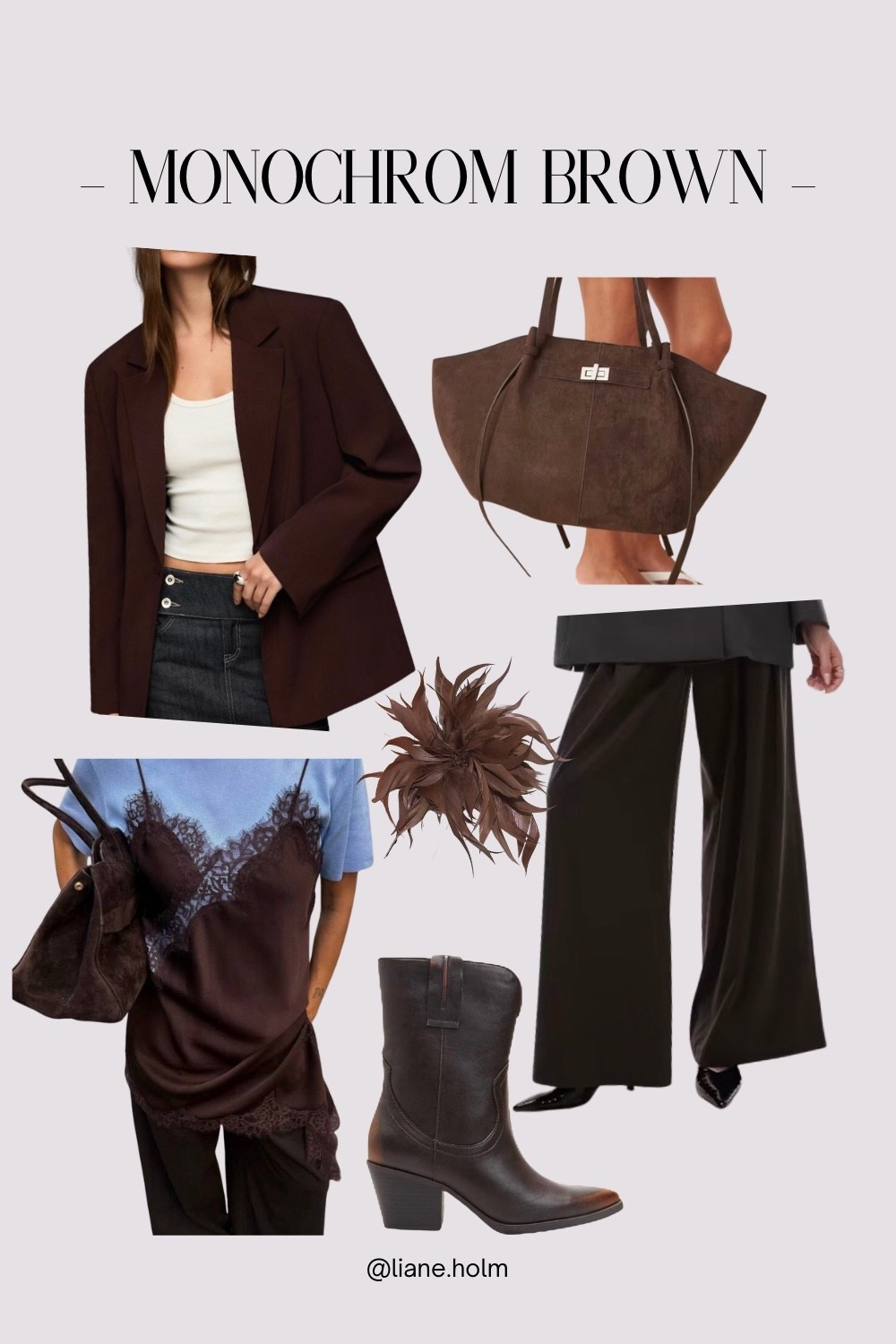 Monochromer Look in BROWN🤎

Warum Monochrom?  
Diese Looks sind besonders, weil sie minimalistisch, wirkungsvoll und zeitlos sind – und zeigen, dass weniger oft mehr ist.

Folge mir gern für weitere Inspirationen, Hacks & Tipps.

#fashionhack #monochromelooks #brownedition #ü50 #styleinspo

#LTKstyletip #LTKluxury #LTKwinter
