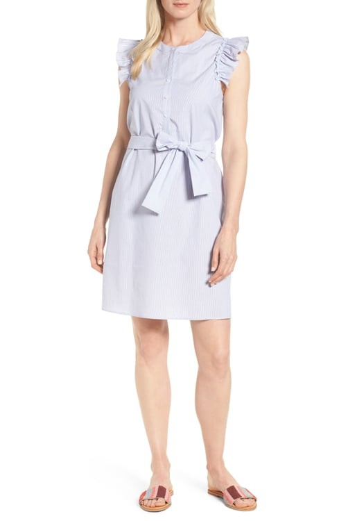 Gibson x Hi Sugarplum! Flamenco Ruffle Trim Dress (Regular & Petite) (Nordstrom Exclusive) | Nordstrom