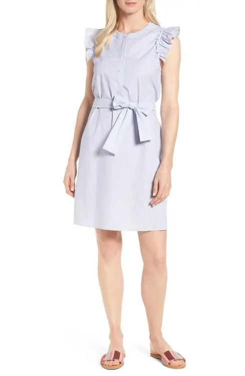 Gibson x Hi Sugarplum! Flamenco Ruffle Trim Dress (Regular & Petite) (Nordstrom Exclusive) | Nordstrom