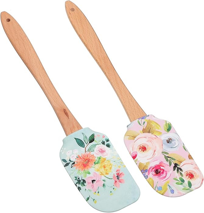 2pcs Cake Cream Spatula, Silicone Cake Scrapers Accessories Butter Scrapers Baking Spatulas for K... | Amazon (US)