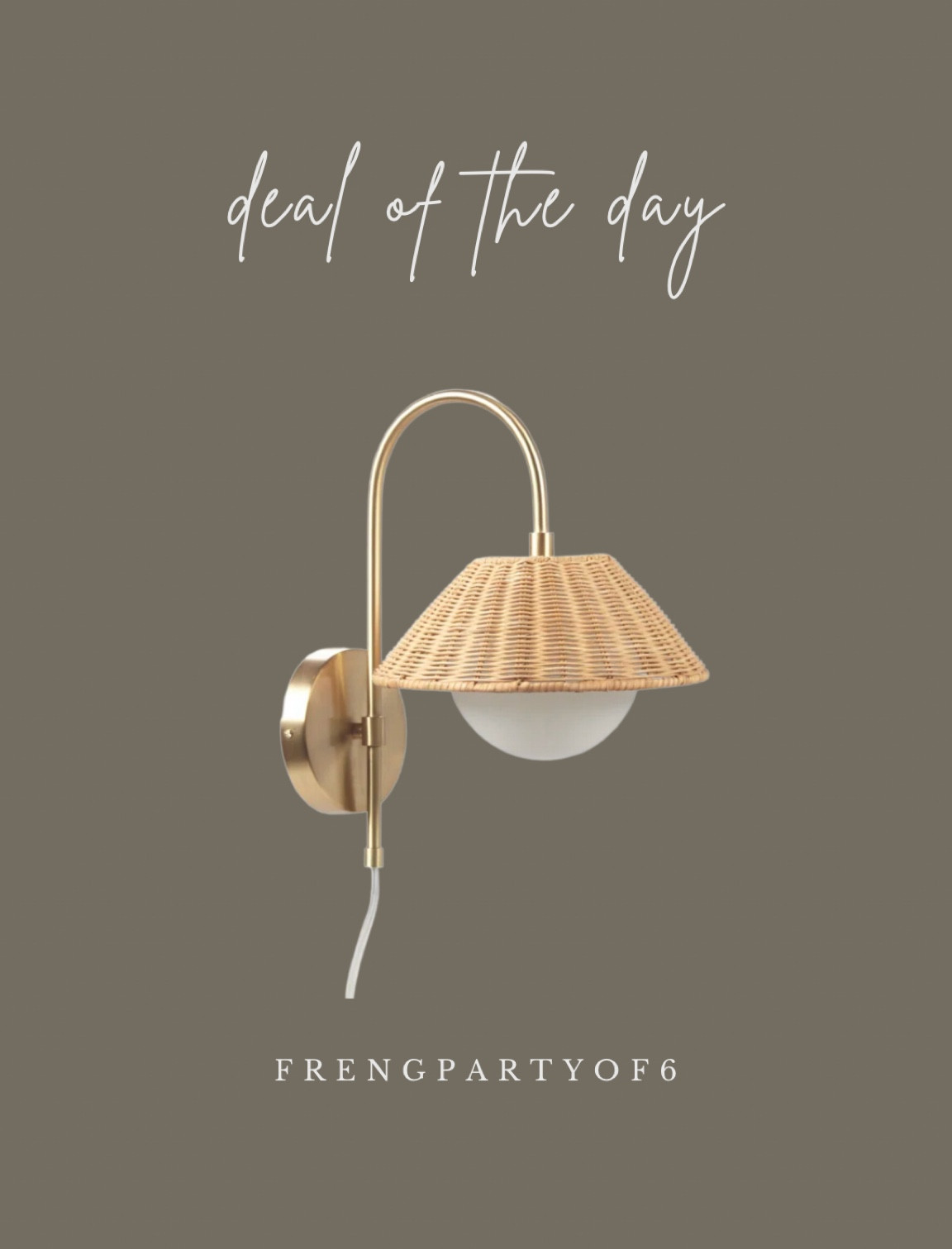 Cutest plug in wall sconce! Pair over a bed to add depth and interest (and additional lighting 😄)  

#LTKHome #LTKSaleAlert