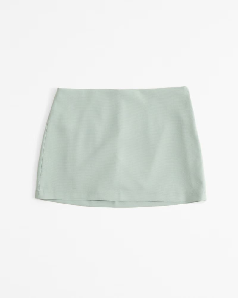 The A&F Scarlett Mid Rise Mini Skort | Abercrombie & Fitch (US)