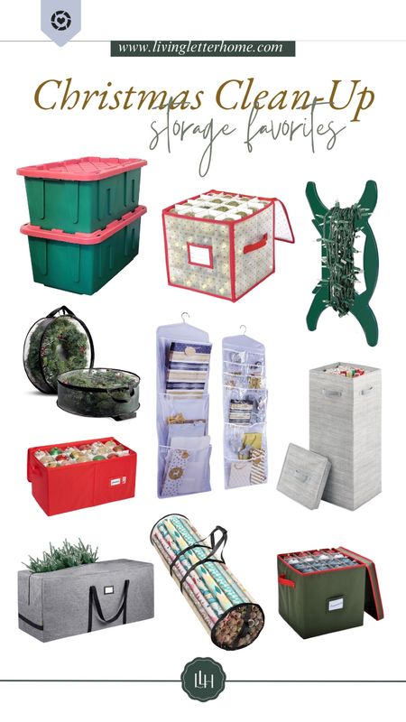 Christmas storage finds to make clean-up easier! Shop these gift wrap storage containers, wreath holder, tree storage, and more!

Christmas Storage | Organization Essentials

#LTKSeasonal #LTKHoliday #LTKfindsunder100