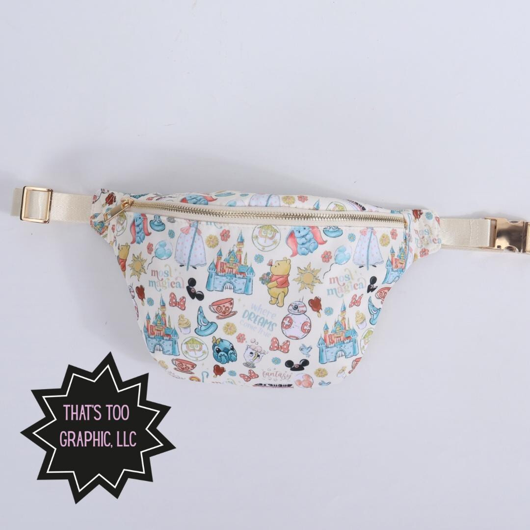 Magical Best Day Ever Pooh Jumbo Fanny Pack | Theme Park Belt Bag | Magical Mouse Rides Purse - E... | Etsy (US)