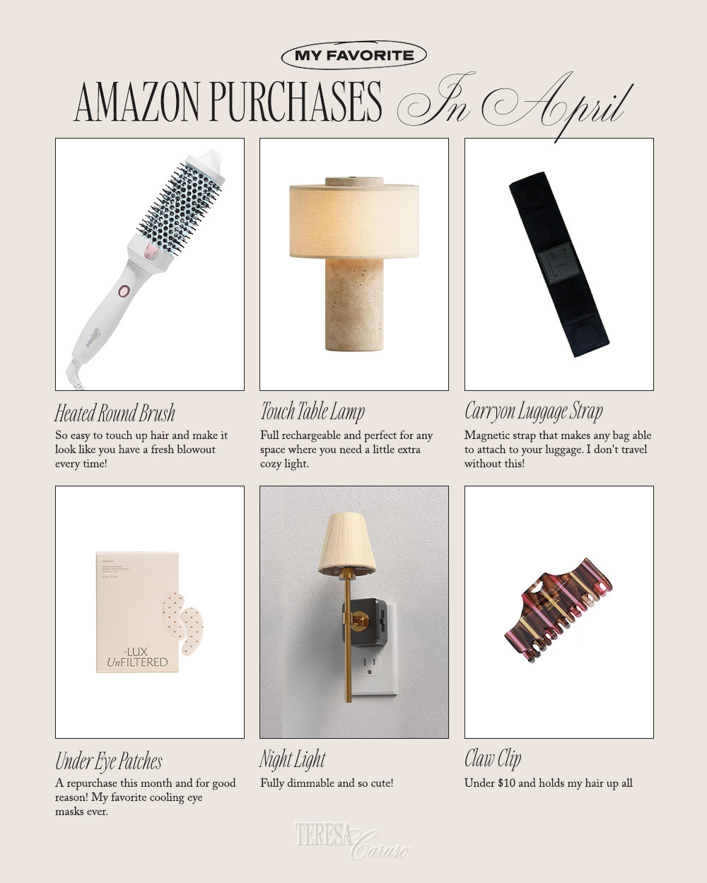 My Favorite Amazon Purchases In April! 

 