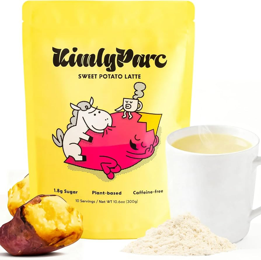 KimlyParc Real Sweet Potato Latte Mix, 10 oz | Allulose-Sweetened, Vegan & Caffeine-Free Korean G... | Amazon (US)