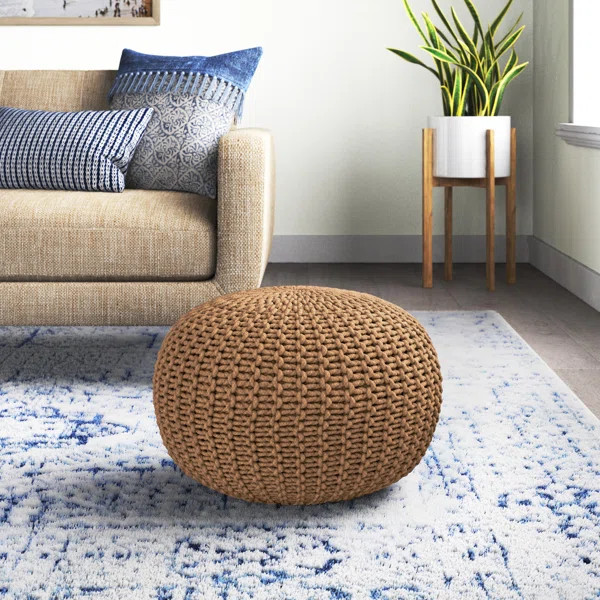 Grimes Upholstered Pouf | Wayfair North America