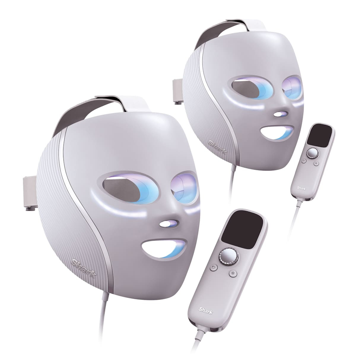 Shark CryoGlow Red Blue & Infrared iQLED Face Mask & Under Eye Cooling Bundle, Lilac Chill | FW312PL | SharkNinja | SharkNinja