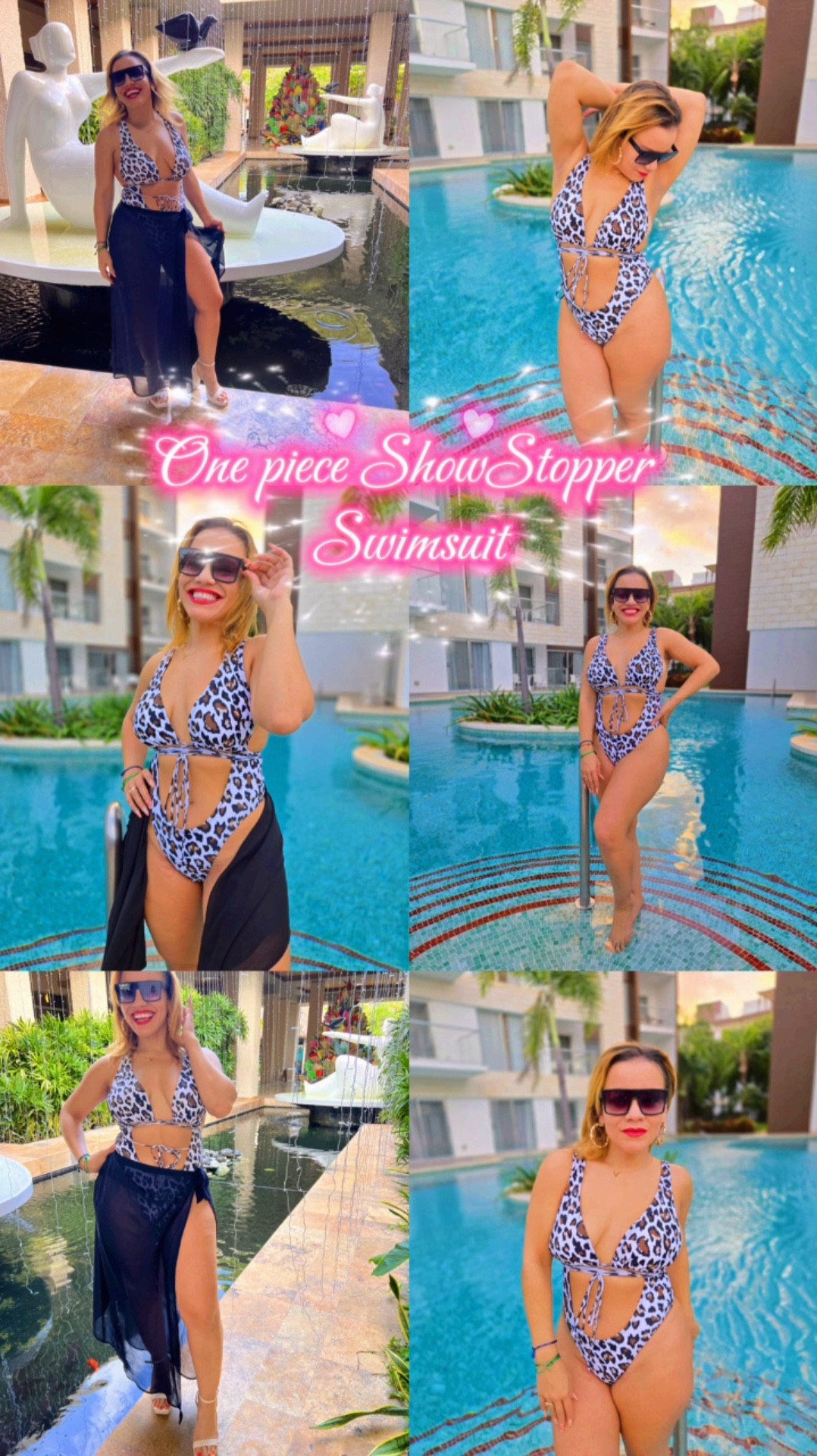 One Piece Swimsuit that ie Sure to be the Showstopper of the Pool party. beach day or Fete! 
.
I loved that it is a #versatileswimsuit you can style conservative or sexy either way you feel Classy, Sophisticated & Sexy in this one piece Bathing suit.
.
#Swimwear #AmazonFinds #DecemberTravel #VacaySwim #onepieceswimsuit #ComfortableBathingsuits #TampaFl #Cancun #Orlando #NYC #Miami #Influencers #Communitybuilders #ShopmyLtk #WomeninspiringWomen #Coverups #Jungletheme #Leopardprint

#LTKSwim #LTKStyleTip #LTKFindsUnder50
