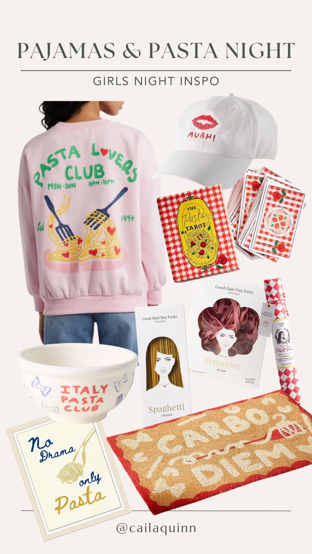 Pasta night Galentine's theme! 

 #LTKfitnessgoals #LTKSeasonal