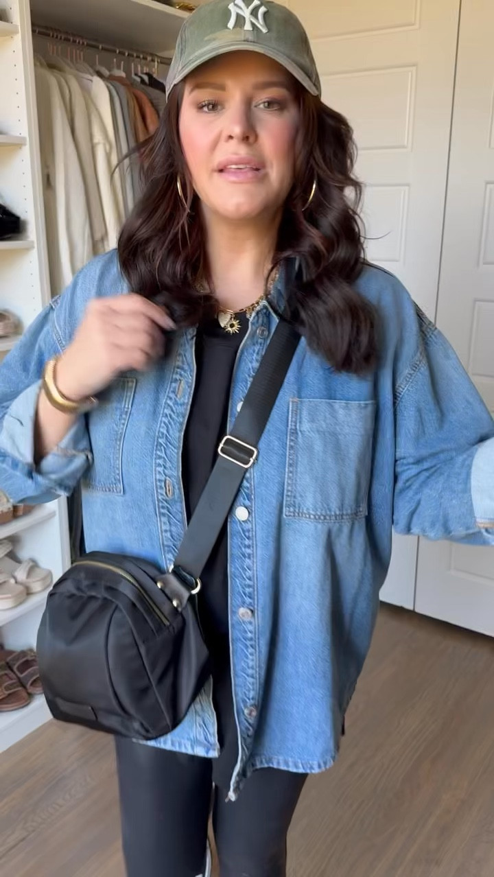 Cozy denim shacket and fleece lined faux leather leggings.

Size XL in everything. 

SPANX Discount: NICOLEXSPANX 

#LTKWatchNow #LTKMidsize #LTKFindsUnder100