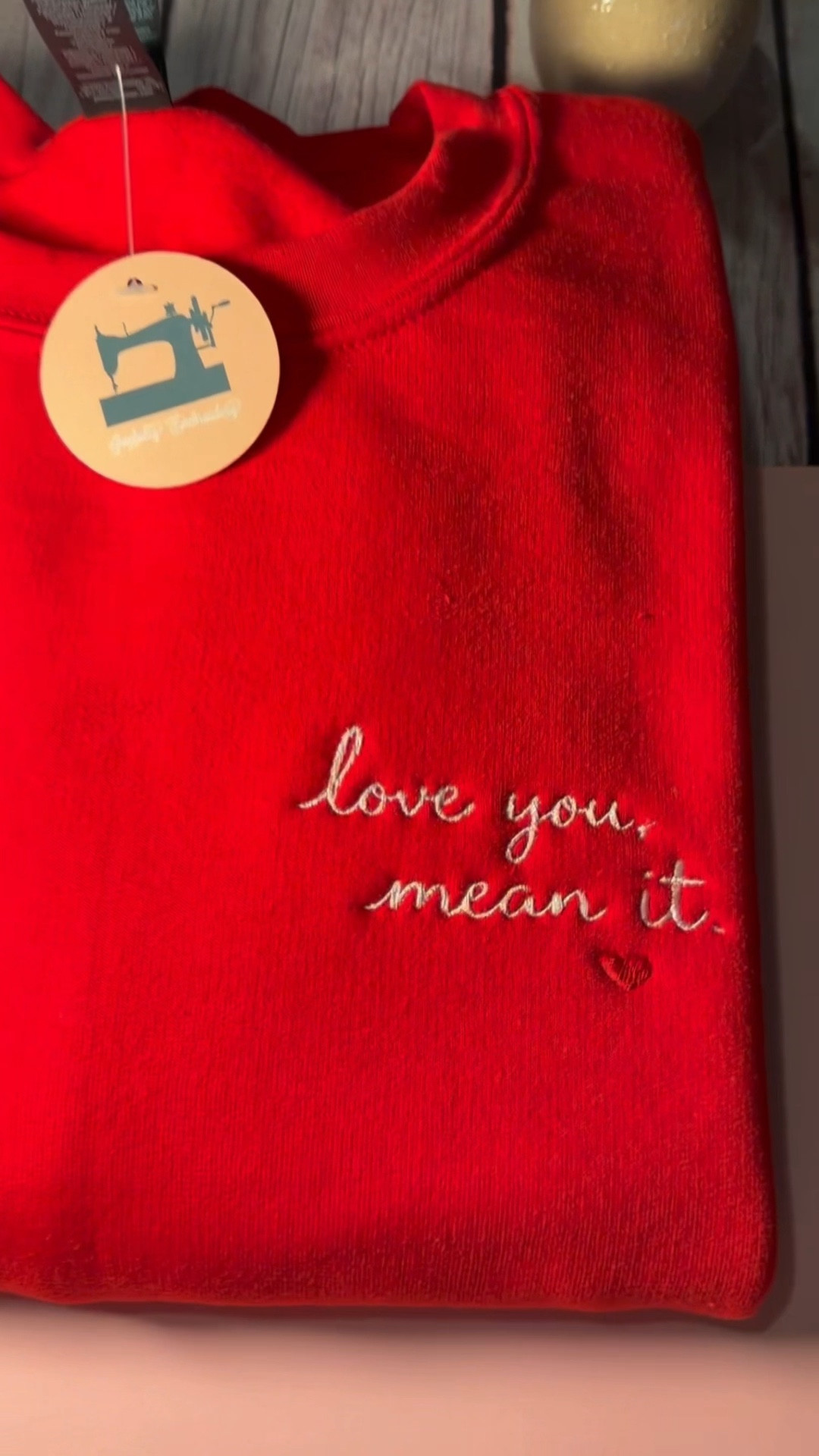 The fabric markers and topper are both wash away 🥰

#LTKValentine #LTKootd #LTKSeasonal