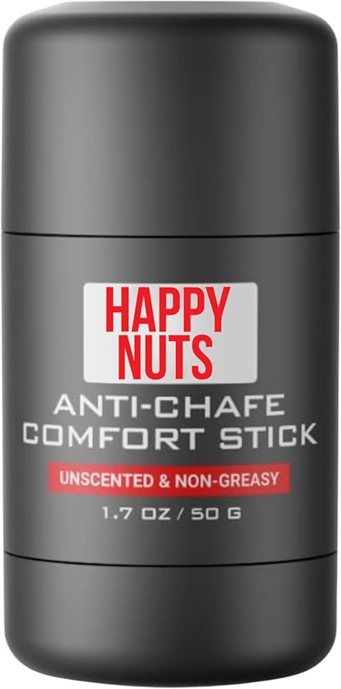 HAPPY NUTS Anti-Chafe Comfort Stick for Men: Ultimate Friction Defense & Chafing Prevention for A... | Amazon (US)