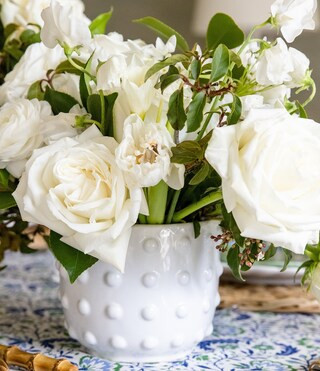 x Mrs. Southern Social Ceramic Dot Planter | Dillards