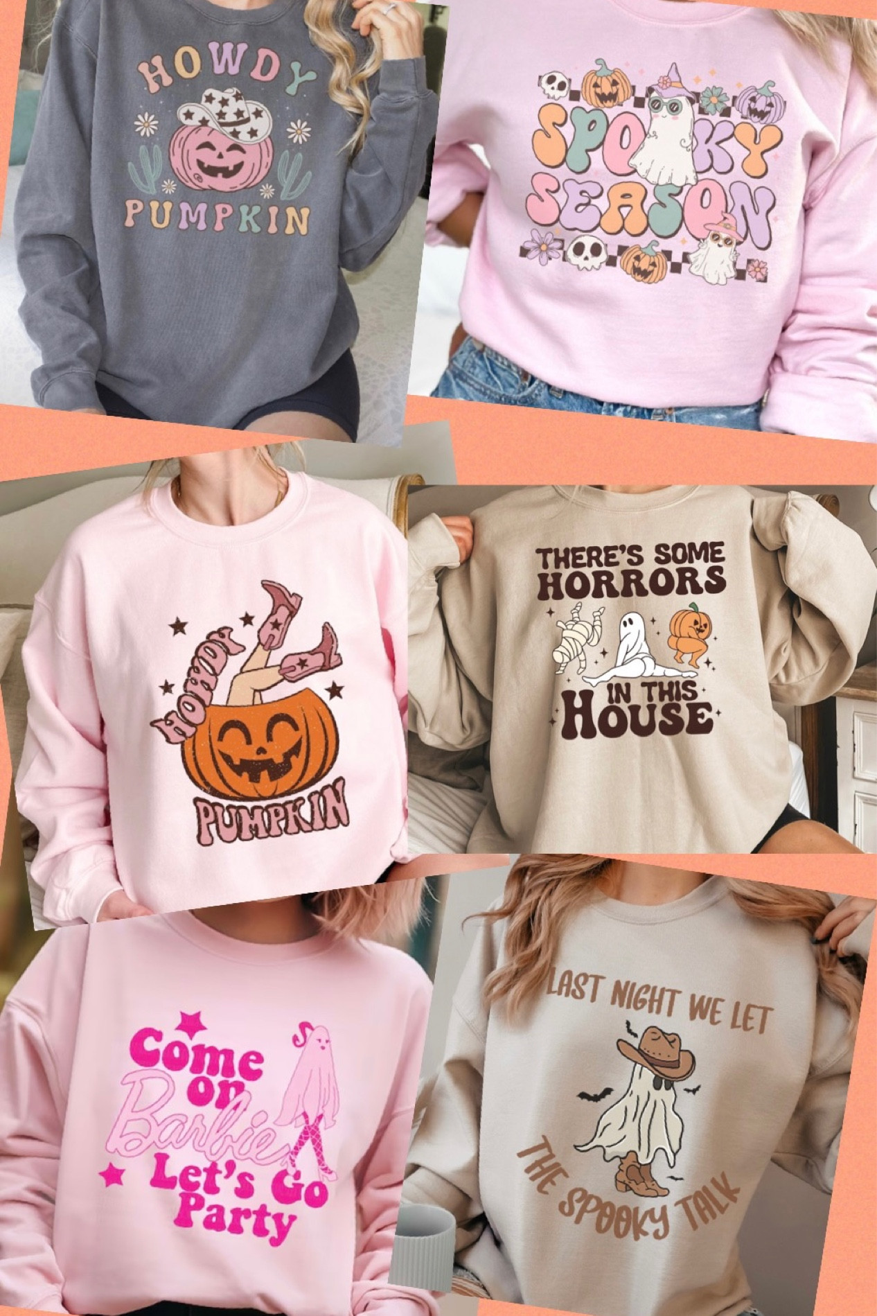 Halloween and fall sweatshirts/shirts! 

#LTKunder50 #LTKSeasonal #LTKparties