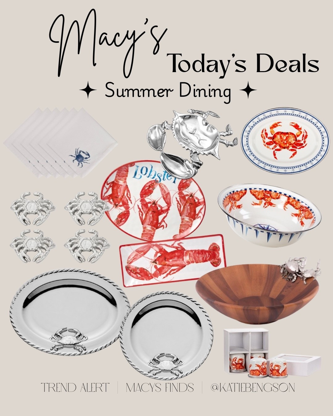 @Macys summer dining on sale 

Backyard bbq, outdoor dining, crab boil, entertaining

#LTKSaleAlert #LTKHome #LTKSeasonal
