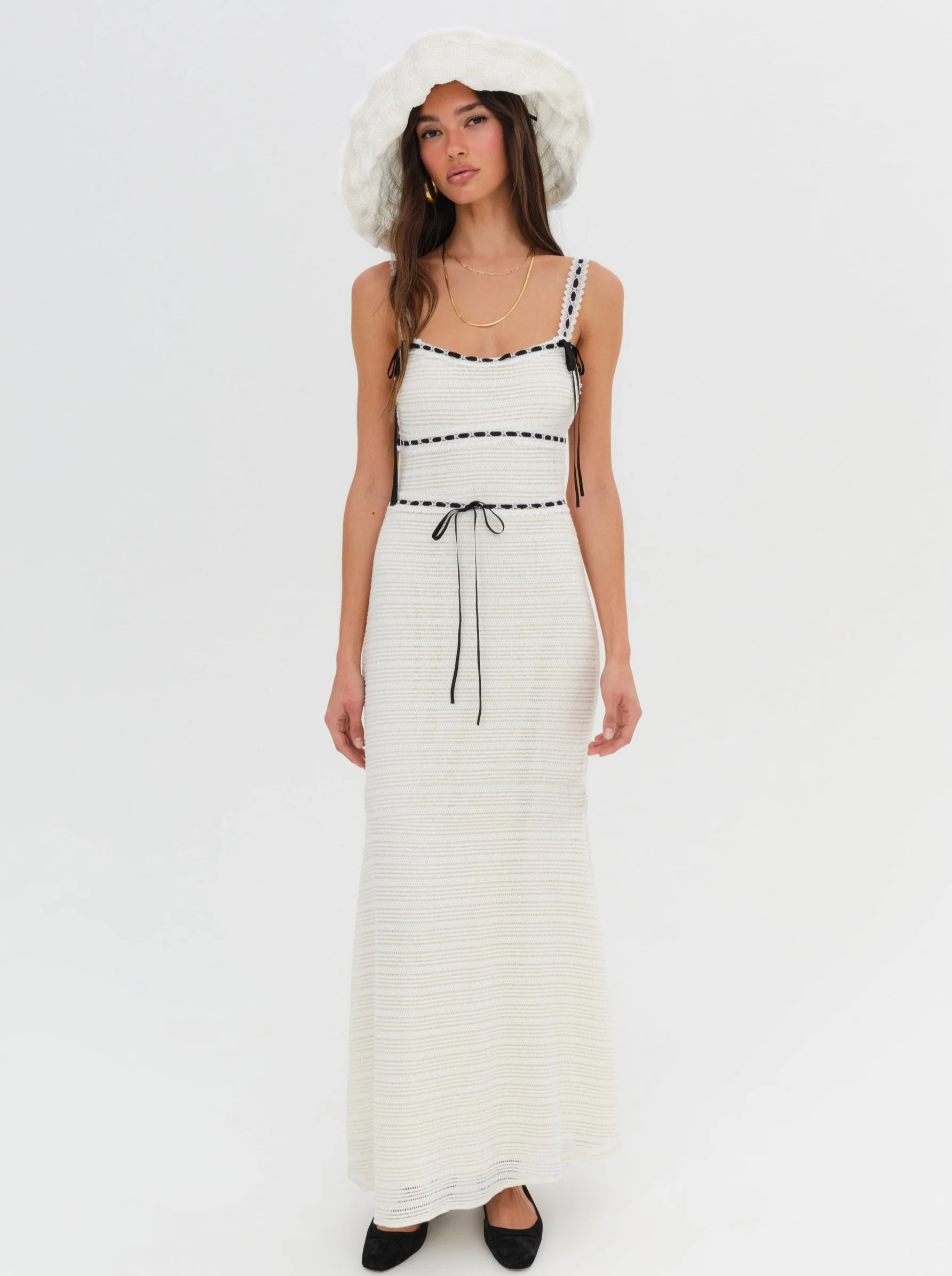 Mayfair Crochet Maxi Dress | For Love & Lemons