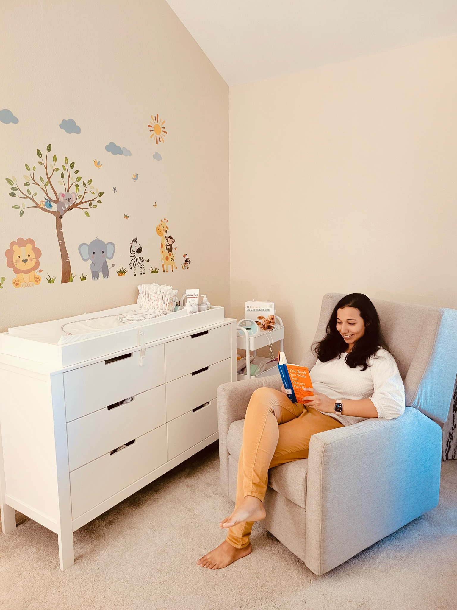 The cozy corner where I have spent most of my third trimester and postpartum!

#LTKbump #LTKbaby #LTKhome