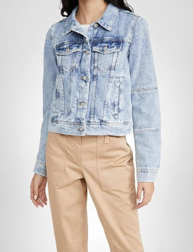 Free People Women's Rumors Denim Jacket | Amazon (US)