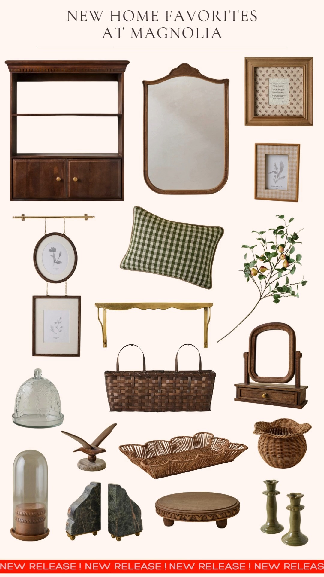  
Magnolias fall home decor is very pretty! I have a few pieces from Magnolia and I love the quality. I want this brass shelf for my kitchen  
 

#LTKHome