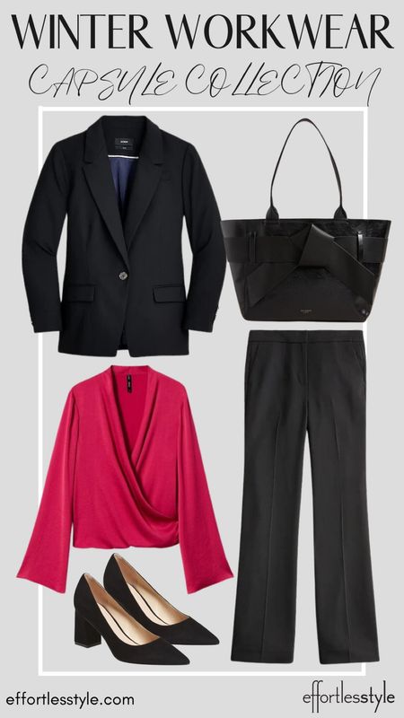 All black with a gorgeous pop of pink!

#LTKworkwear #LTKSeasonal #LTKstyletip