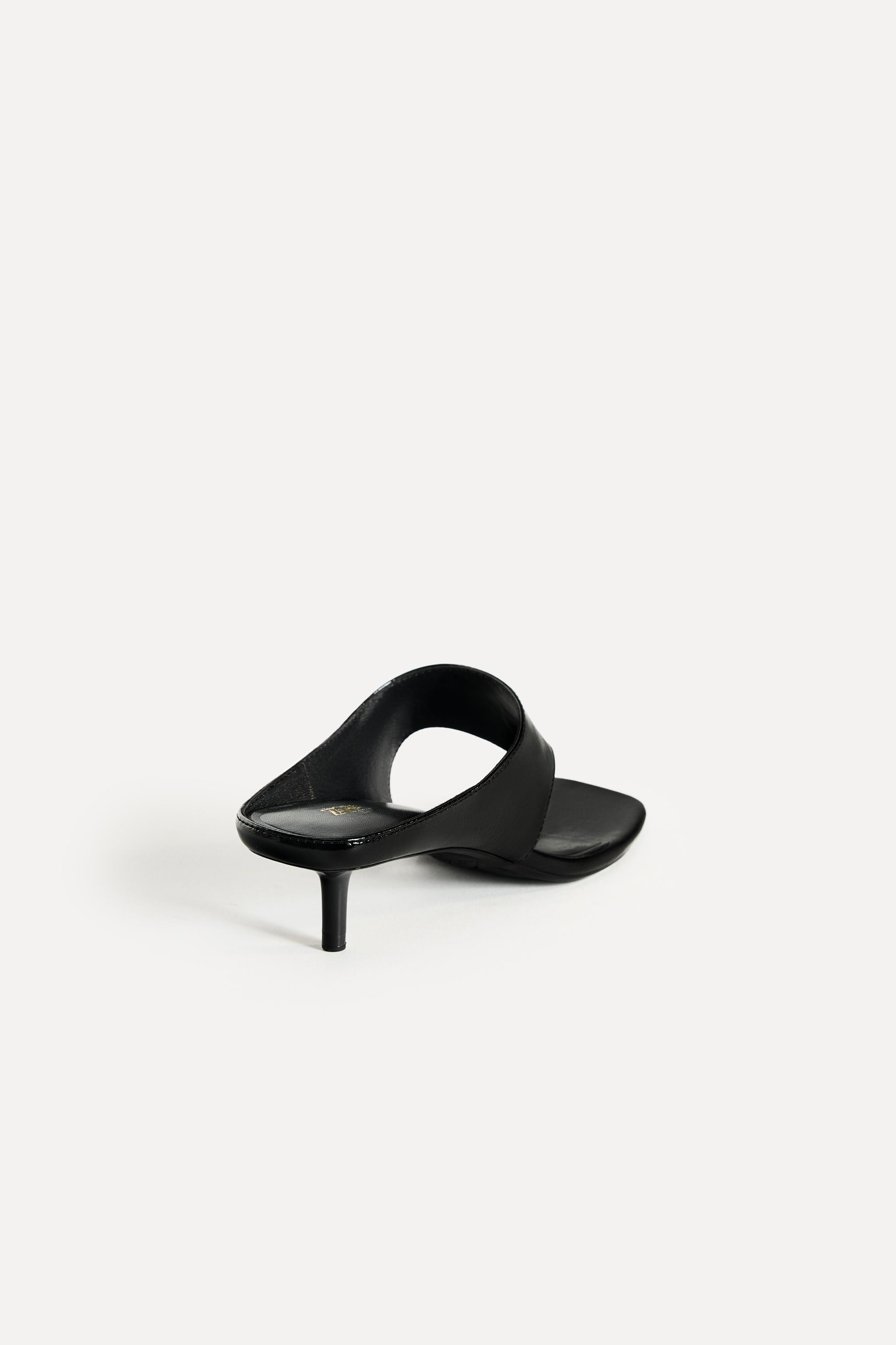 HIGH HEELED LEATHER SANDALS 50TH ANNIVERSARY | Zara US