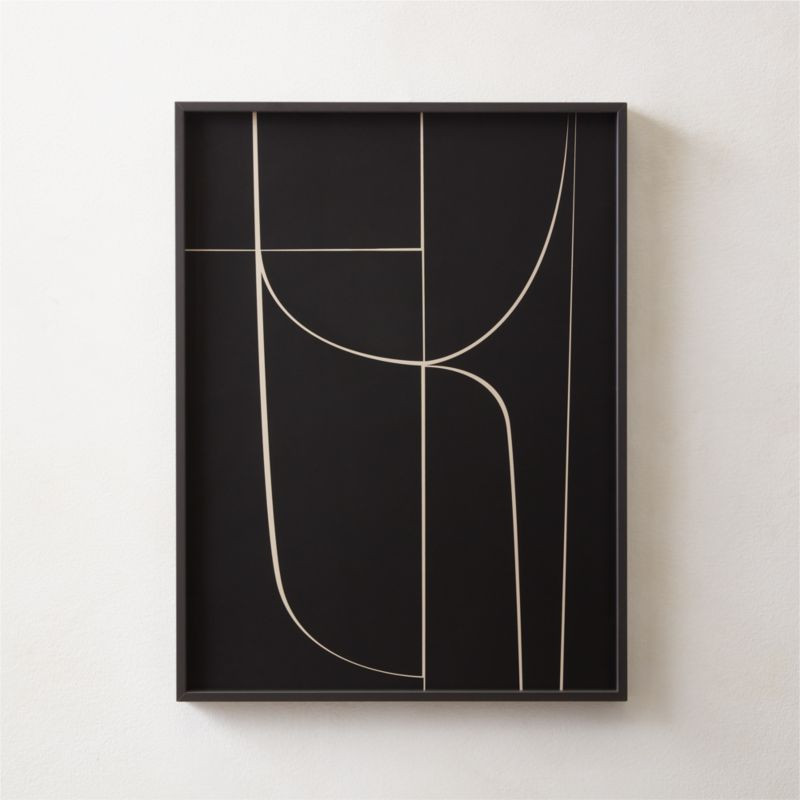 Alliance I Unmatted with Black Gallery Frame 18"x24" | CB2 | CB2