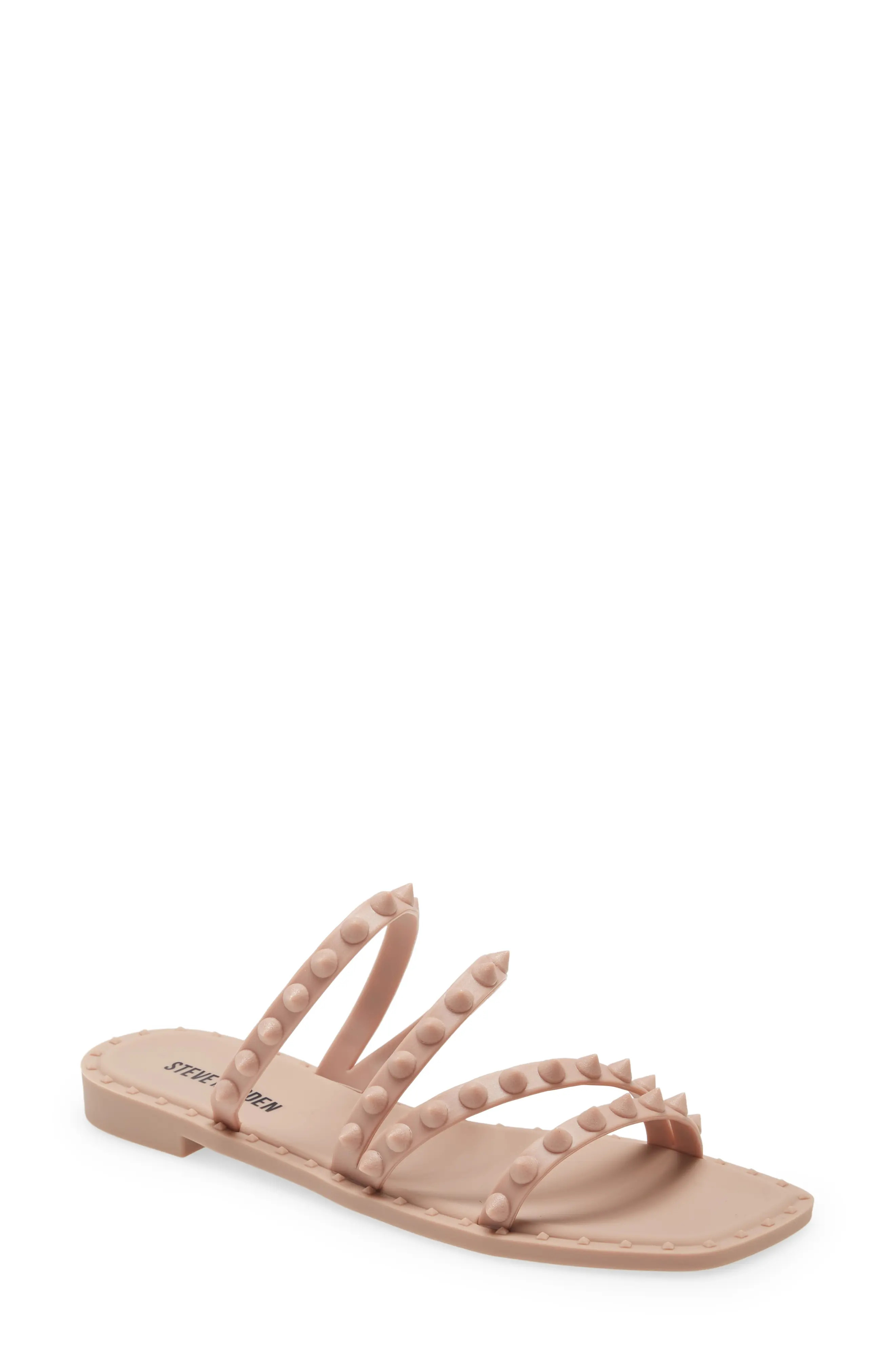 Steve Madden Selina Studded Sandal in Blush at Nordstrom, Size 6 | Nordstrom